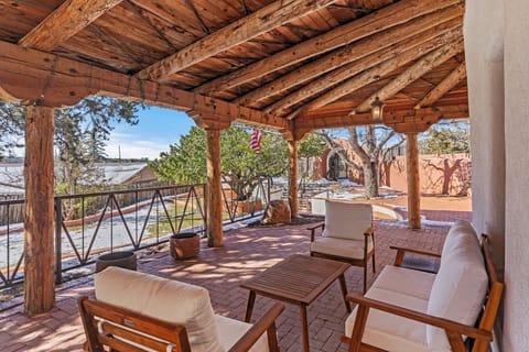 Cocktail seating for lounging after a day of sightseeing