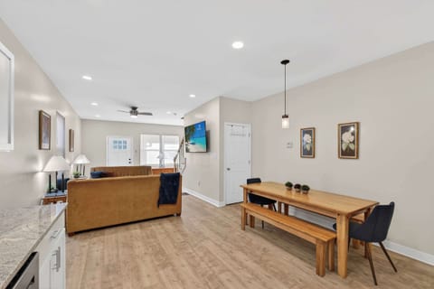 View From Kitchen to Living Room - Extendable TV Mount for Watching From Kitchen