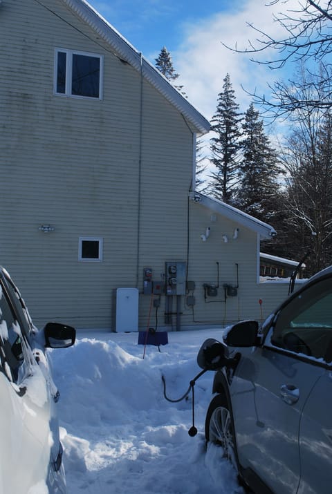 EV charging available in the parking area.