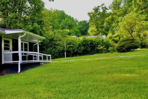 Covered porch and spacious yard in peaceful Brevard, NC
