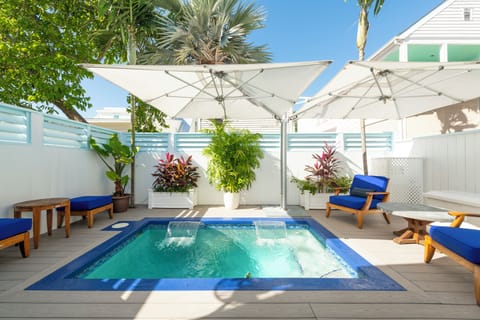Pool With Large Sunshade