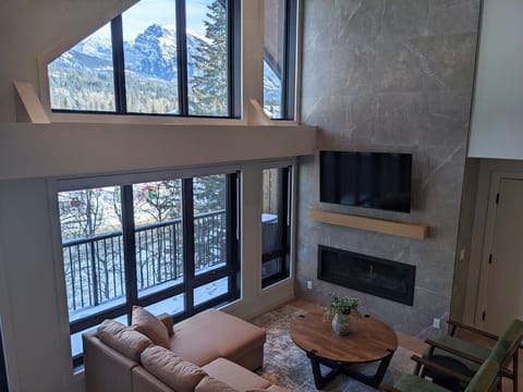 Living room with sleeper sofa