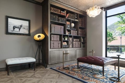 Relax with a book in this calm, stylish sitting area.