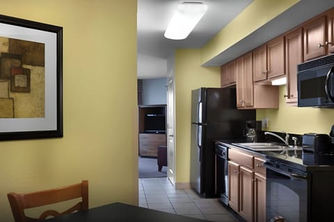 Prep beach snacks easily with plenty of cabinetry and lighting.