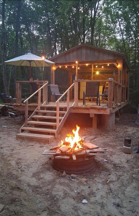 Party pavilion for guest to enjoy cooking and campfire no