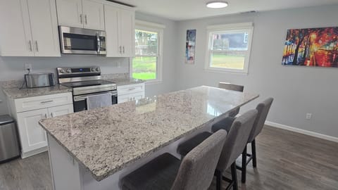 daylight comes into kitchen