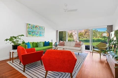 Living room facing Golf Course
