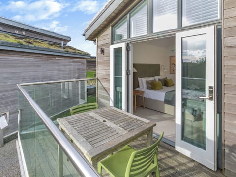 Balcony | Lodge 53 Una - St Ives Resort, Carbis Bay, near St Ives
