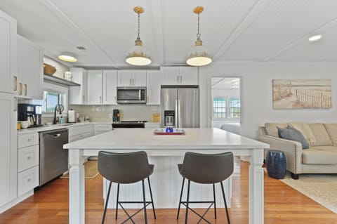 Plenty of space to prepare simple meals together.