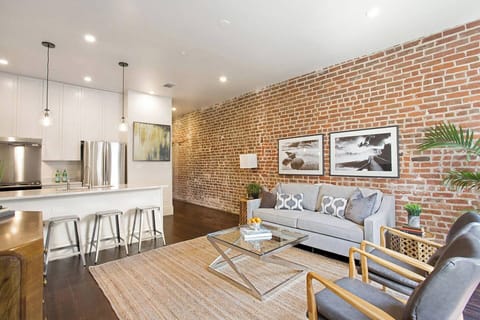 Unit B | Living Room | Single Level Unit | Central Open-Concept Space