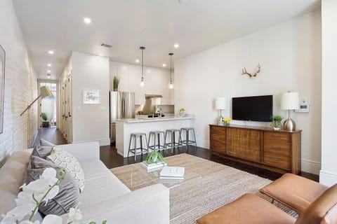 Unit A | Living Room | Single Level Unit | Central Open-Concept Space