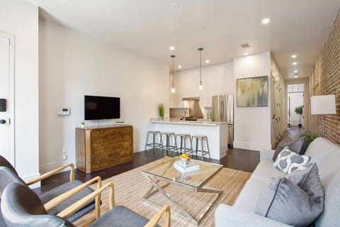 Unit B | Living Room | Single Level Unit | Central Open-Concept Space