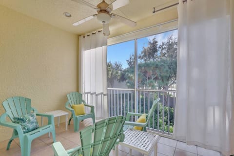 Enjoy Southwest Florida's sunfilled days relaxing on fully screen, second floor balcony.