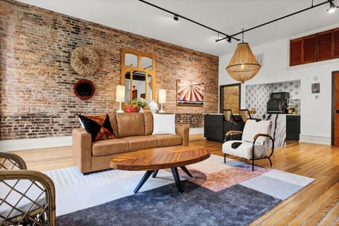 Living Area with Queen Sofa Bed