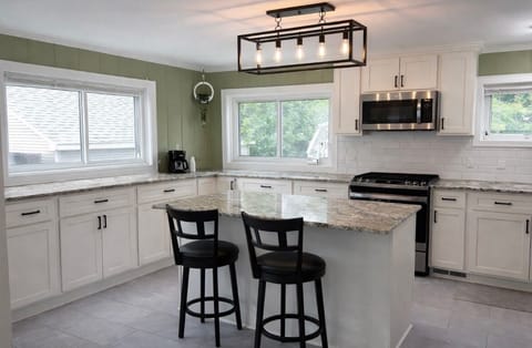 Fully stocked kitchen