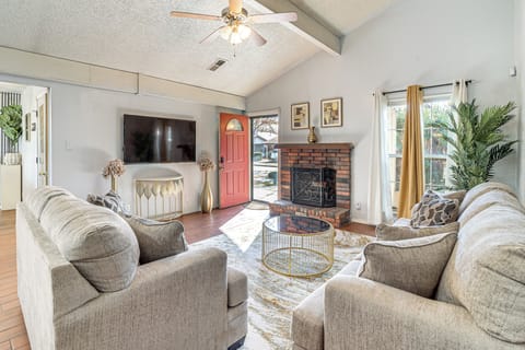 Tulsa Vacation Rental | 3BR | 2BA | 1,409 Sq Ft | 1 Step for Entry