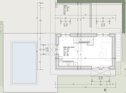 PINI - Plan EG Pool-Living-Kueche