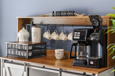 Fresh coffee ready whenever you need it.