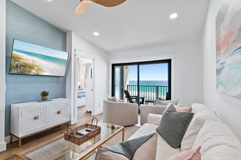 Enjoy your morning coffee overlooking the emerald waters and spend your days relaxing on the sugar-white beaches just steps away.