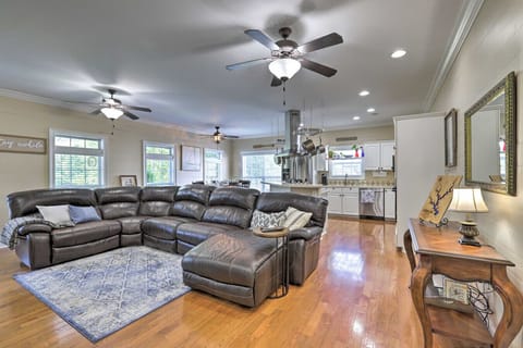 Pile in the family for movie night.