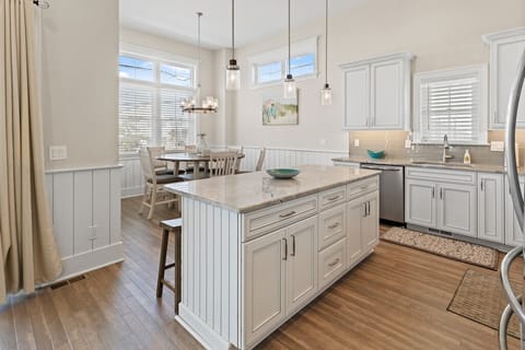 View of the private kitchen 