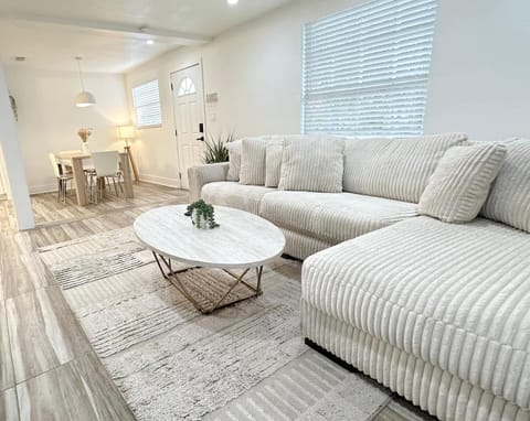 bright living room with audio sound
