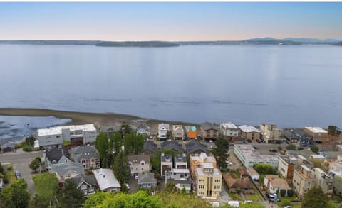 Another aerial view of the townhome.