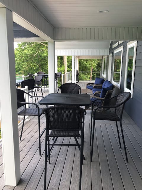 Picture of the top deck at our other property.  This one will look the same.  