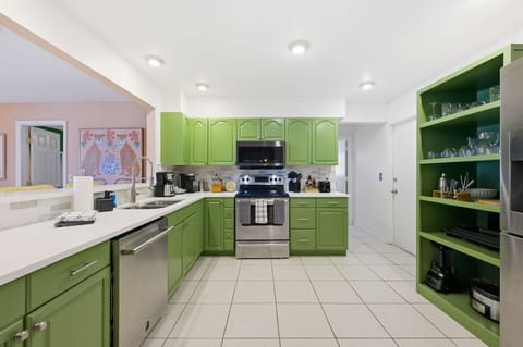 Whether you’re whipping up a gourmet feast or just brewing the perfect coffee, our fully equipped kitchen makes every meal a vacation-worthy experience.