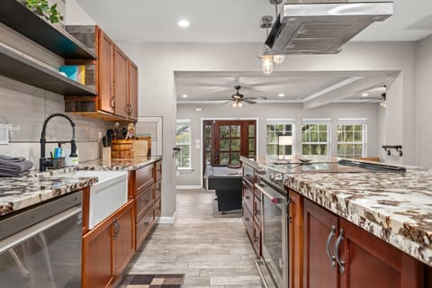 Cook together without tripping over each other. This kitchen was designed for teams, not solo missions.