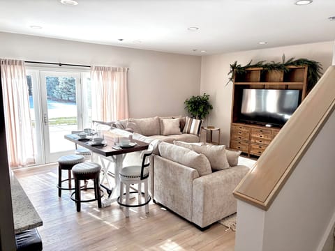 Large comfortable living area to relax