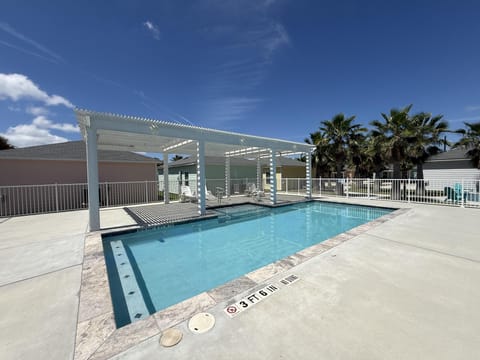 Sparkling community pool perfect for unwinding after a day exploring Rockport. 