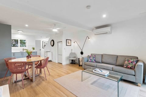 Light filled living space designed for comfort and relaxation.
