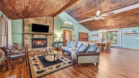 Living Room View into Dining Area