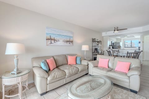 Living room with sleeper sofa