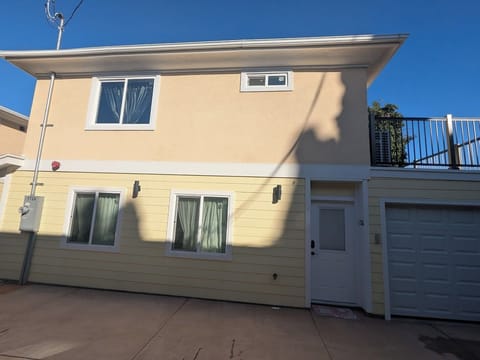 Outside/ front of the house