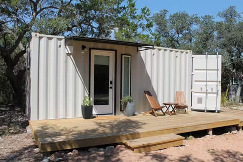 Private deck for morning coffee