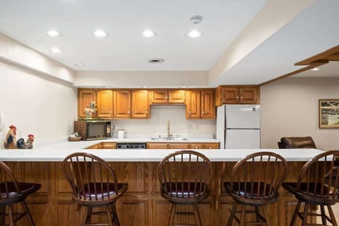 Bar in Basement Kitchen