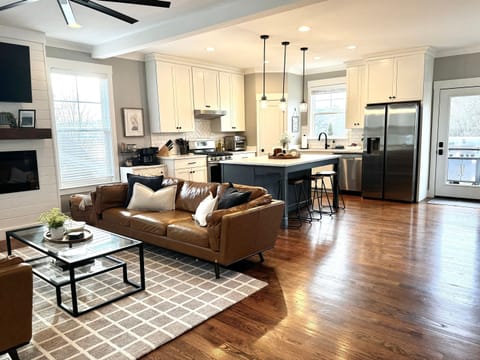 Spacious light filled open living space that is made for moments together with your friends or family.