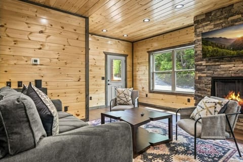 Moonlight ridge's cozy living area