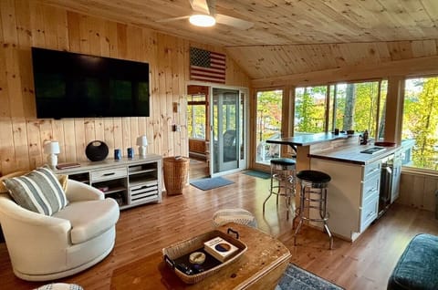 Sunny media room at Sweetwater