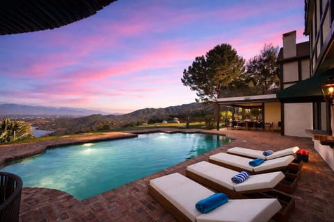 Epic view of Lake Encino. One of a kind view.