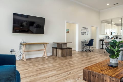 Seas the Day Living Room with TV