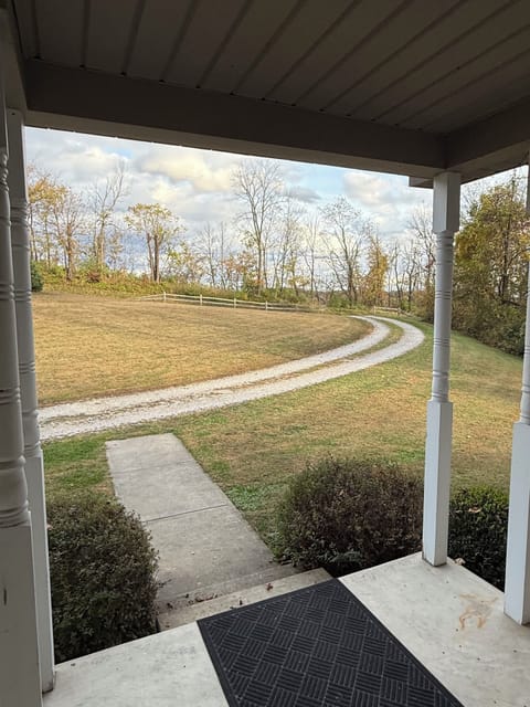 View from the front porch.