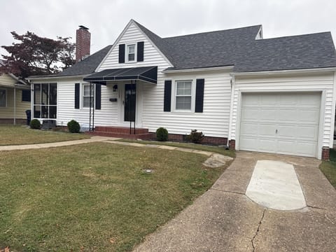 3 BR, 1 bath, screened porch, deck, firepit, grill