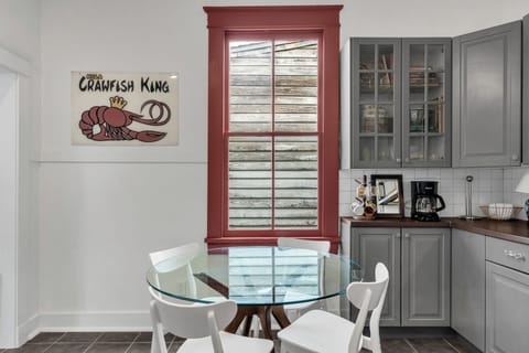 Dining nook with natural light