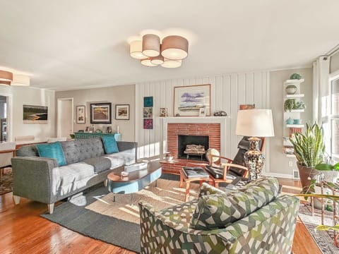 Ample living room seating