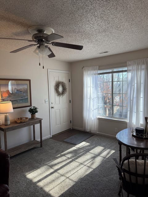 Entryway and dining area