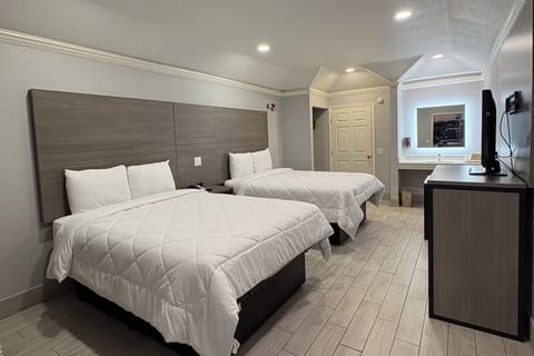 Wrap up the day with a warm shower and fresh linens.