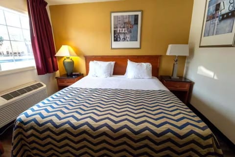Bedroom. Interior and views may vary based on location and availability